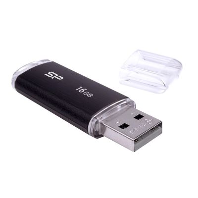 5. Pendrive Silicon Power Ultima U02 16GB USB 2.0 black (SP016GBUF2U02V1K)