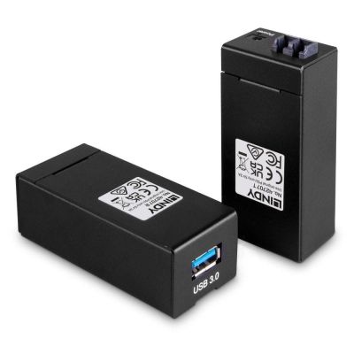 Lindy 42707 AV Extender AV Transmitter and Receiver Black