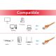 3. Equip 606611 Orange 30m Cat6a S/FTP (S-STP) Network Cable