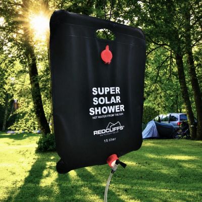 12. SOLAR SHOWER CAMPING TOURIST 15L REDCLIFFS