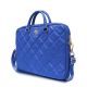 Guess Quilted 4G bag for a 16" laptop - blue