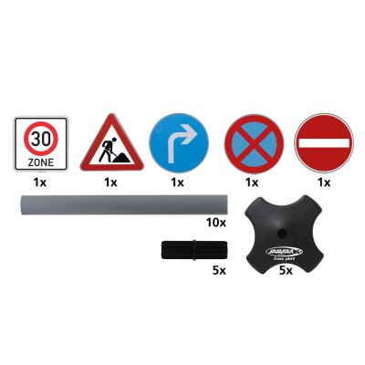 8. Jamara 460293 Rocking Toy Accessory Road Sign Set