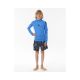 3. Boy's Lycra RIP CURL Waves Upf L/S-Boy blue