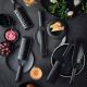 5. Microplane 43002 Hand Grater/Spiralizer Flat Grater Black