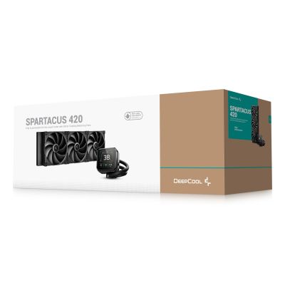 8. DeepCool Spartacus 420 Processor Liquid Cooling Kit 14cm Black