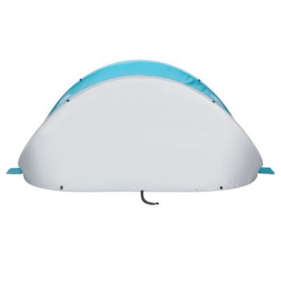4. NILS CAMP NC3174 self-pitching beach tent, turquoise-gray