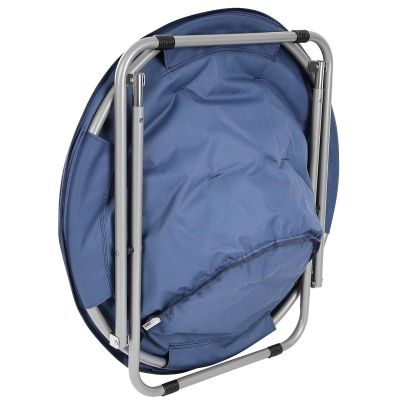 12. MOON CAMPING CHAIR 82x68x79CM NAVY BLUE ENERO CAMP