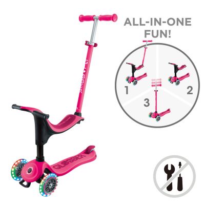 2. Scooter with seat GO•UP SPORTY LIGHTS (452-610-4 S)