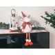 9. DECORATIVE CHRISTMAS REINDEER WHITE 35+20CM