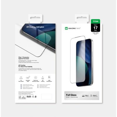 10. AmazingThing Titan Vision 7 Tempered Glass for iPhone 17 Pro