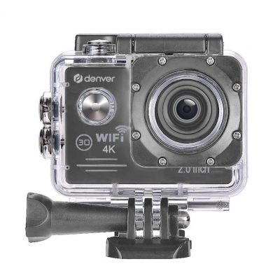 3. Denver ACK-8064 Sports Camera, 8 MP, 4K Ultra HD, CMOS, Wi-Fi, 253 g