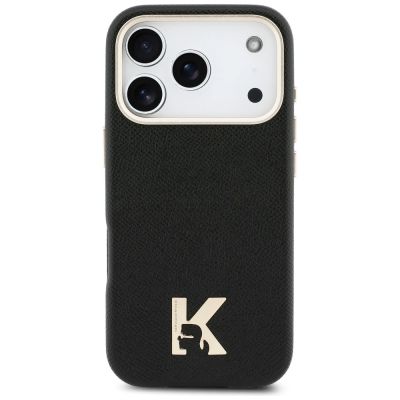 3. Karl Lagerfeld Karl Head Logo MagSafe Case for iPhone 17 Pro - Black
