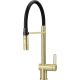 Kitchen tap with flexible spout - 2 types of stream