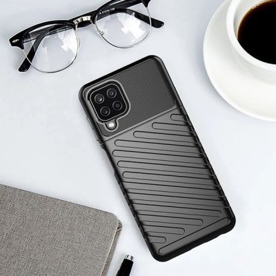 12. Thunder Case Flexible Tough Rugged Cover TPU Case for Samsung Galaxy A22 4G blue