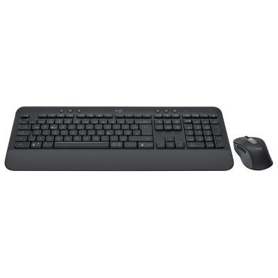 3. Logitech Signature MK650 Combo For Business Keyboard Mouse Included Office Bluetooth QWERTZ German Graphite