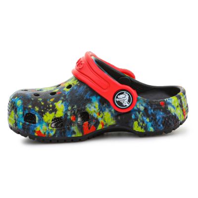 5. Crocs Classic Tie Dye Graphic Kids Clog T Jr 206994-4SW flip-flops