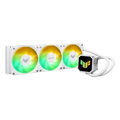 2. ASUS TUF Gaming LC III 360 ARGB White Edition Computer Case All-in-One Liquid Cooler 12cm White