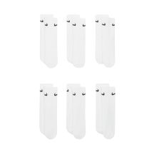 Nike Everyday Cush Crew Kids Socks 6 Pairs White SX6910 100