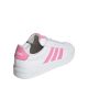 3. Adidas Grand Court 3.0 kids' shoes white and pink HP3528