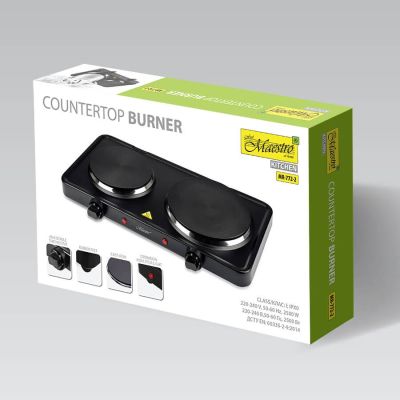 3. Two-burner electric stove 2500W MR-772-2 MAESTRO