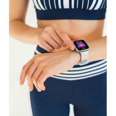12. Smartwatch Gravity Silver Strap + Bracelet GT43-2