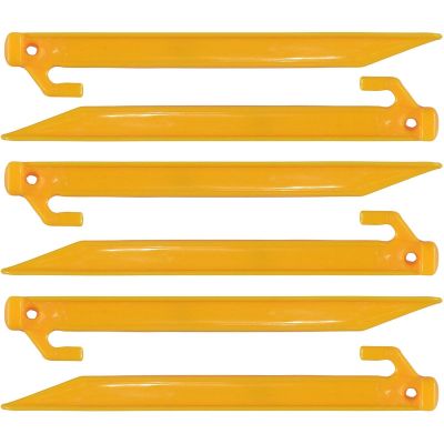 10. TENT PEGS 22 CM SET 6 PCS PLASTIC ENERO CAMP