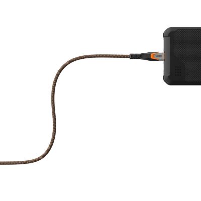 4. UAG SRGE - USB-C - USB-C cable, USB 3.2 Gen2 240W/20Gbps, 75 cm (black/orange)
