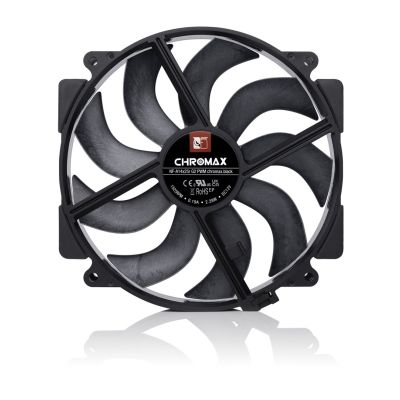 10. NOCTUA 140mm NF-A14x25r G2 PWM fan chromax black