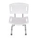 2. Shower chair with backrest