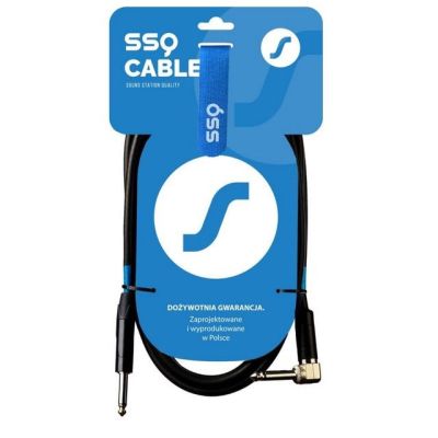 SSQ JMPJMK1 - straight mono jack - angled mono jack 1 meter