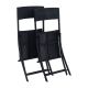 2. Small Black Forest garden furniture set | two chairs + black table