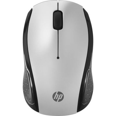 11. HP Maus 200 Kabellos USB-A 3-Tasten Silver/Schwarz