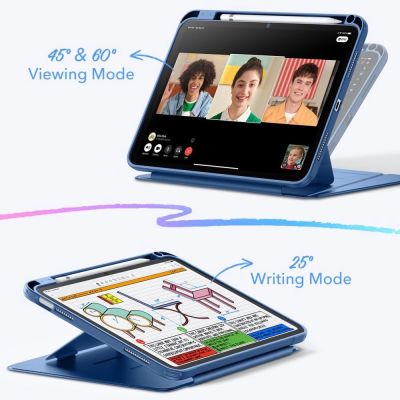 6. ESR Flip Hybrid Case for iPad 10.9” 2022 / iPad 11” 2024 - Blue