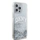 4. DKNY Liquid Glitter Big Logo Case for iPhone 15 Pro Max - White