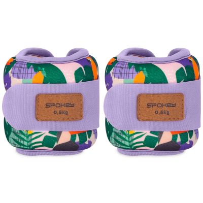 Spokey HOME JUNGLE ankle and wrist weights 2x 0.5 kg