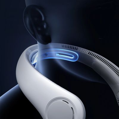 3. Jisulife Neck Fan 4 5000mAh Portable USB Neck Fan - Gray