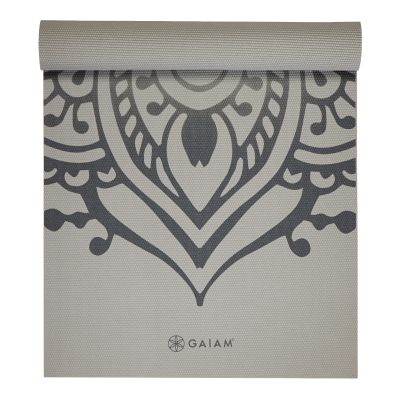 9. Gaiam Sustained Sundial Layers 5mm Yoga Mat 65737