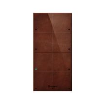 Grenton Touch panel / 8 touch fields / TF-Bus / dark front made of natural leather