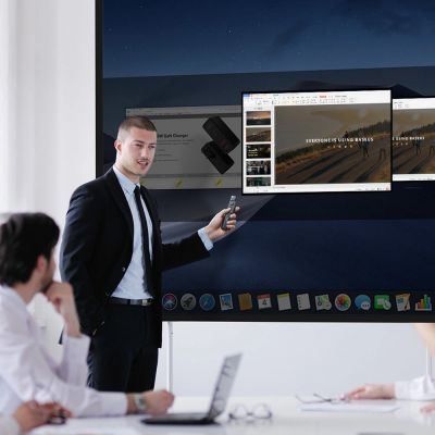 11. Baseus Orange Dot Wireless Presentation Laser Pointer - Gray (with battery)