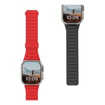 UAG Pathfinder – reversible silicone magnetic band for Apple Watch Series 4–6 & SE 1–3, 44 mm / Series 7–9, 45 mm / Series 10–11, 46 mm / Ultra 1–3, 49 mm (Ash/Lava)