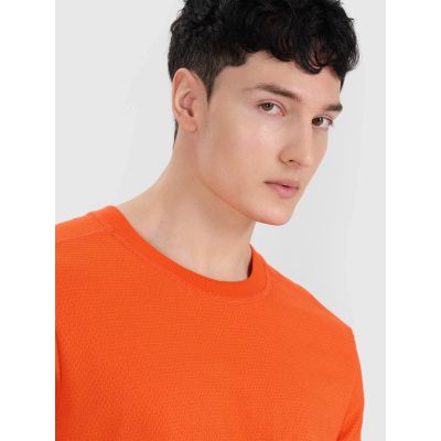 6. Longsleeve oversize smooth men's 4F 4FRSS25TLONM518-70S