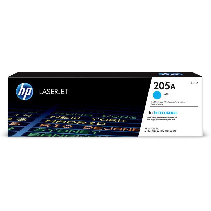 97. HP 205A original cyan LaserJet toner cartridge