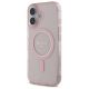 2. Guess GUHMP16SHFGEREP iPhone 16 6.1" pink/pink hardcase IML Glitter Circle MagSafe