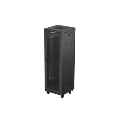 11. Floor-standing installation rack cabinet 19" 37U 600X600 black perforated door LCD LANBERG (flat pack)