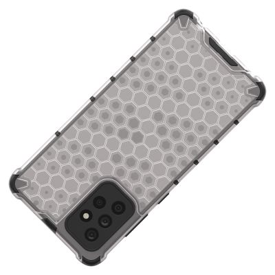 5. Honeycomb Case armor cover with TPU Bumper for Samsung Galaxy A72 4G transparent