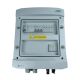 DCAC hermetic IP65 EMITER connection box with Noark 1000V DC surge arrester type 2, 1 x PV string, 1 x MPPT // Noark AC surge arrester type 2, 10A 3-F, RCD type A 40A/300mA
