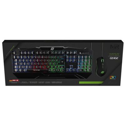 3. MediaRange MRGS102 Keyboard with Mouse Included Gaming USB QWERTZ German Black