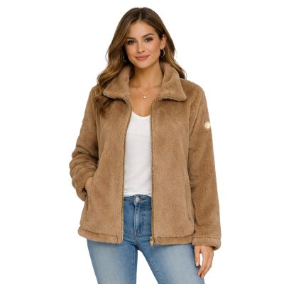 3. Women’s fleece jacket Geographical Norway TOFURE TAUPE DB LADY 0124 (WZ8151F/GN-TAUPE)