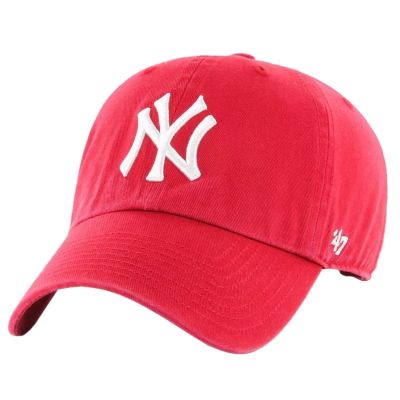 47 Brand New York Yankees Clean Up Cap B-RGW17GWSNL-RDC Red One Size