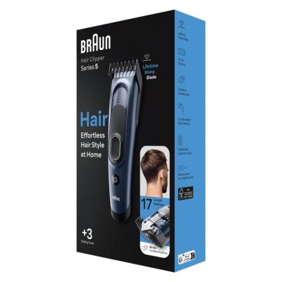 2. Braun HC5350 Blue Hair Clipper